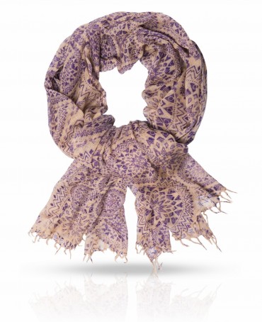 Палантин Женский W-MOSAIC/PURPLE